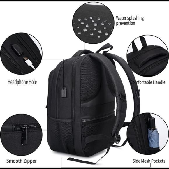 anti theft laptop backpack with usb Mark Ryden for Men, Hard Shell Anti-Theft Backpack TSA Approved Lock and Charging Port, Business Backpack for Working Feature Specification Model Number MR9116 Brand Mark Ryden Dimensions 46 x 28 x 16 cm Weight 1.1 kg Fabric Oxford/Amli fabric ProEtrade Travel Backpack, Extra Large